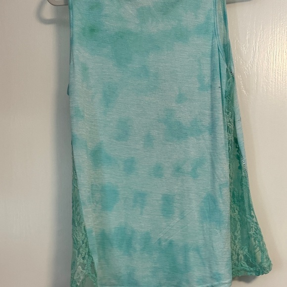 Turquoise Embellished Tank Top - Picture 6 of 7